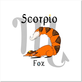 Scorpio Fox Posters and Art